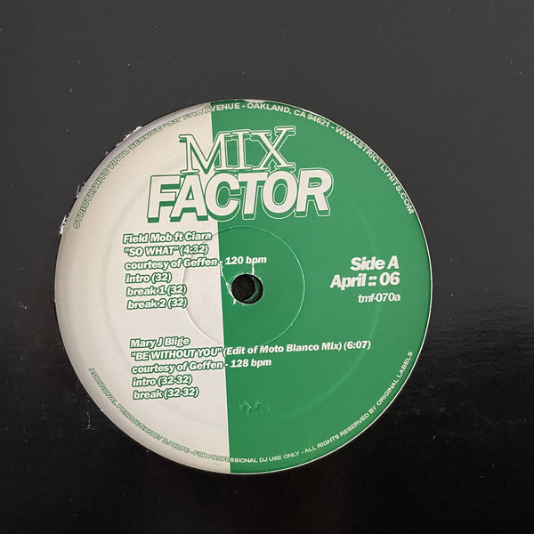 Cover Mix Factor Volume 70 (April 2006) Schallplatten Ankauf