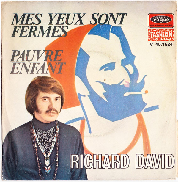 Cover Richard David - Mes Yeux Sont Fermés / Pauvre Enfant (7) Schallplatten Ankauf