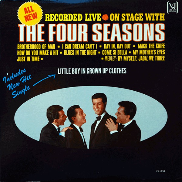 Cover The Four Seasons - On Stage With The Four Seasons (LP, Album, Mono) Schallplatten Ankauf