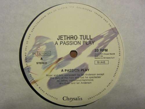 Cover Jethro Tull - A Passion Play (LP, Album, RE) Schallplatten Ankauf
