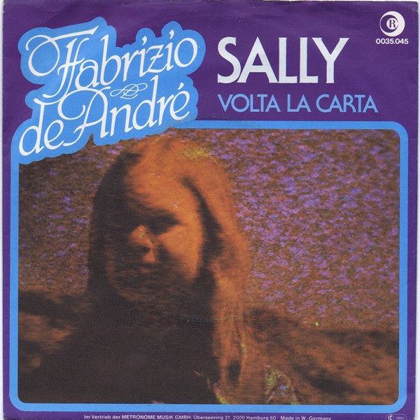 Cover Fabrizio De André - Sally (7, Single) Schallplatten Ankauf