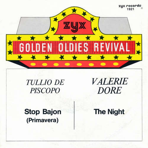 Cover Tullio De Piscopo / Valerie Dore - Stop Bajon (Primavera) / The Night (7) Schallplatten Ankauf