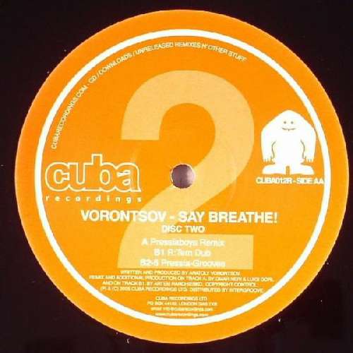 Cover Vorontsov* - Say Breathe! (12, Dis) Schallplatten Ankauf