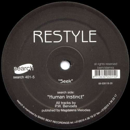 Cover Restyle - Human Instinct / Seek (12) Schallplatten Ankauf
