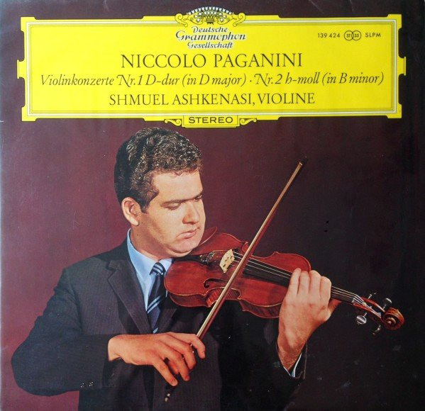 Cover Niccolo Paganini* - Shmuel Ashkenasi - Violinkonzerte Nr.1 D-dur (In D Major) • Nr.2 H-moll (In B Minor) (LP) Schallplatten Ankauf