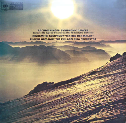 Cover Rachmaninoff*, Hindemith*, Eugene Ormandy / The Philadelphia Orchestra - Symphonic Dances / Symphony Mathis Der Maler (LP) Schallplatten Ankauf