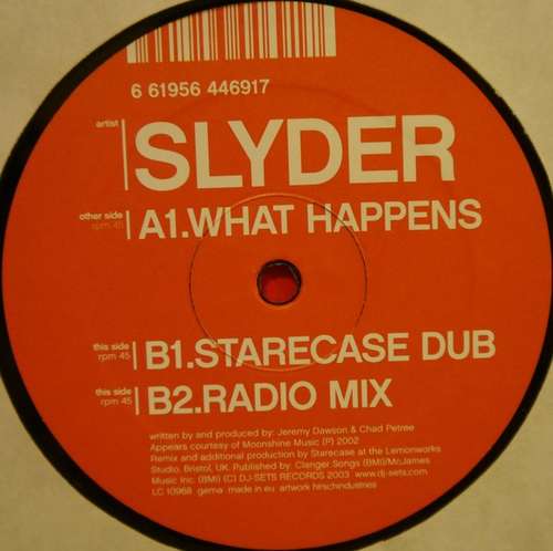 Cover Slyder - What Happens (12) Schallplatten Ankauf