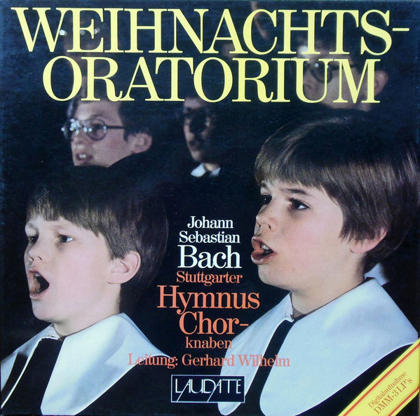 Cover Johann Sebastian Bach - Stuttgarter Hymnus-Chorknaben, Gerhard Wilhelm - Weihnachtsoratorium (3xLP) Schallplatten Ankauf