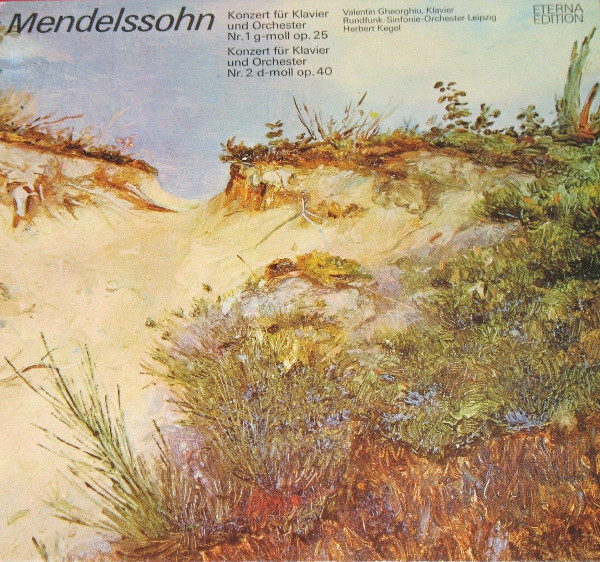 Bild Mendelssohn*, Valentin Gheorghiu, Rundfunk-Sinfonie-Orchester Leipzig, Herbert Kegel - Klavierkonzerte Nr. 1 G-moll Und Nr. 2 D-moll (LP, Bla) Schallplatten Ankauf