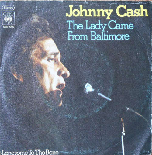 Cover Johnny Cash - The Lady Came From Baltimore (7, Single) Schallplatten Ankauf