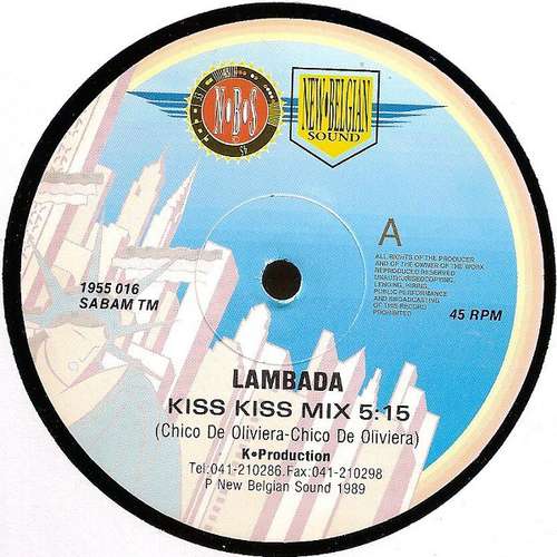 Cover Lips-Kiss - Lambada (The Original French Kiss Dance Mix) (12, Ltd, Pic) Schallplatten Ankauf