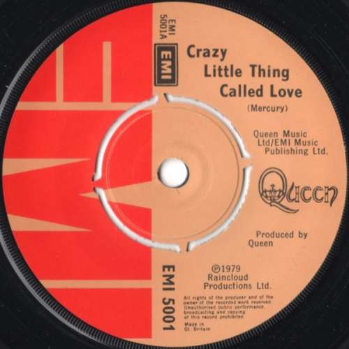 Cover Queen - Crazy Little Thing Called Love (7, Single, Com) Schallplatten Ankauf
