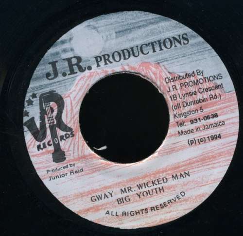 Cover Big Youth - Gway Mr. Wicked Man (7) Schallplatten Ankauf
