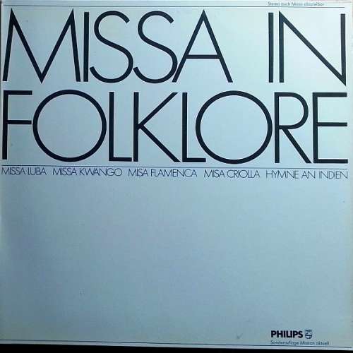 Cover Various - Missa In Folklore (LP, Album, S/Edition, Gat) Schallplatten Ankauf