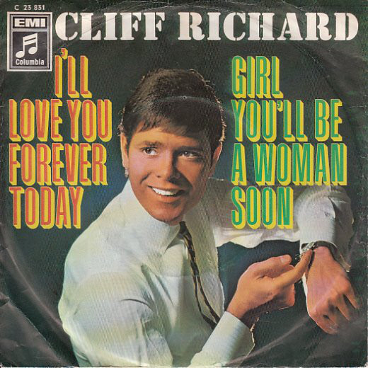 Cover Cliff Richard - I'll Love You Forever Today (7, Single) Schallplatten Ankauf