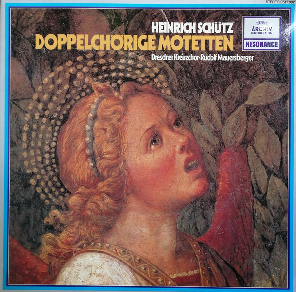 Cover Heinrich Schütz - Dresdner Kreuzchor, Rudolf Mauersberger - Doppelchörige Motetten (LP, RE) Schallplatten Ankauf