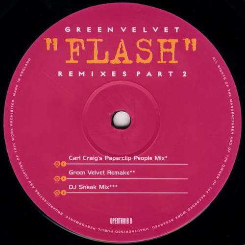 Cover Green Velvet - Flash (Remixes Part 2) (12) Schallplatten Ankauf