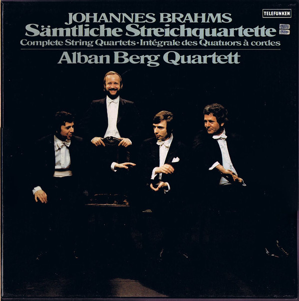 Cover Johannes Brahms, Alban Berg Quartett - Sämtliche Streichquartette = Complete String Quartets = Intégrales Des Quatuors A Cordes (2xLP + Box) Schallplatten Ankauf