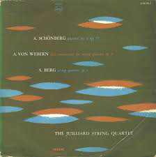 Cover Schönberg*, Webern*, Berg*, The Juilliard String Quartet* - Quartet No. 4, Op. 37 / Five Movements For String Quartet, Op. 5 / String Quartet, Op. 3 (LP) Schallplatten Ankauf