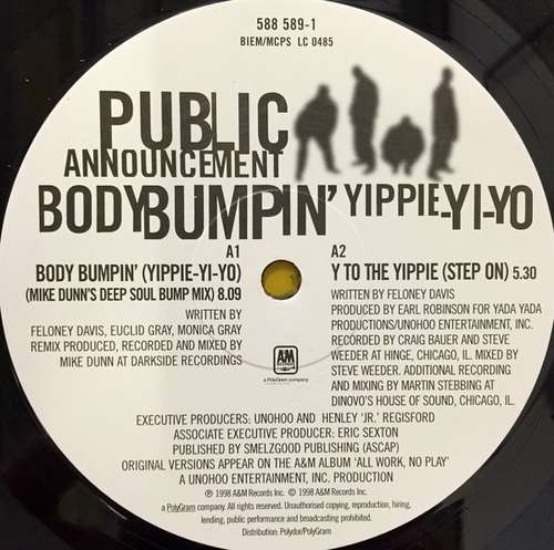Bild Public Announcement - Body Bumpin' Yippie-Yi-Yo (12) Schallplatten Ankauf