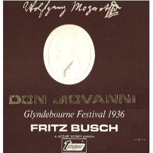 Cover Wolfgang Mozart*, Fritz Busch - Don Giovanni Glyndebourne Festival 1936 (3xLP, Mono + Box) Schallplatten Ankauf