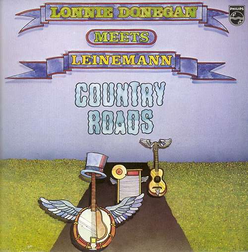 Cover Lonnie Donegan Meets Leinemann - Country Roads (LP, Album) Schallplatten Ankauf