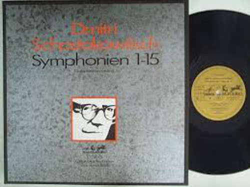 Cover Dmitri Shostakovich - Kiril Kondrashin - Shostakovich Symphonies 1-15 (13xLP, Box) Schallplatten Ankauf