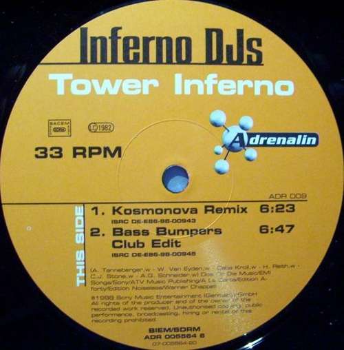 Cover Tower Inferno Schallplatten Ankauf