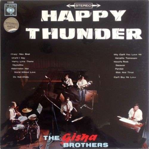 Cover The Gisha Brothers - Happy Thunder  (LP, Album) Schallplatten Ankauf
