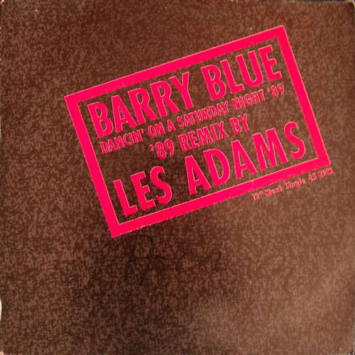 Bild Barry Blue - Dancin' On A Saturday Night '89 (12, Maxi) Schallplatten Ankauf