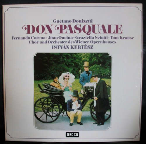 Cover Donizetti* / Corena*, Sciutti*, Krause*, Oncina*, Vienna Opera Orchestra* & Chorus*, Istvan Kertesz* - Don Pasquale (2xLP + Box) Schallplatten Ankauf