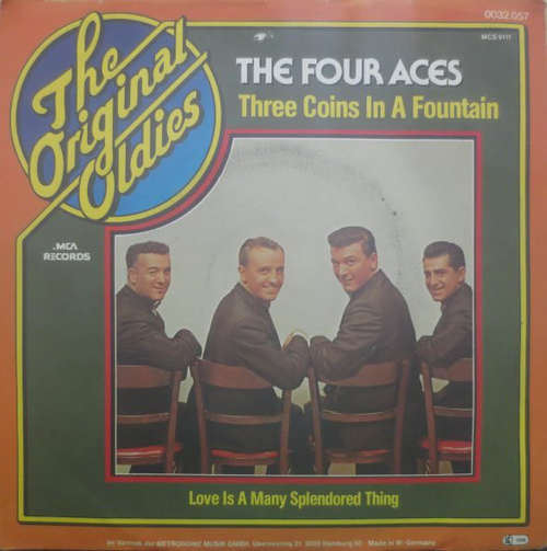 Cover The Four Aces - Three Coins In A Fountain / Love Is A Many Splendored Thing (7, Single) Schallplatten Ankauf