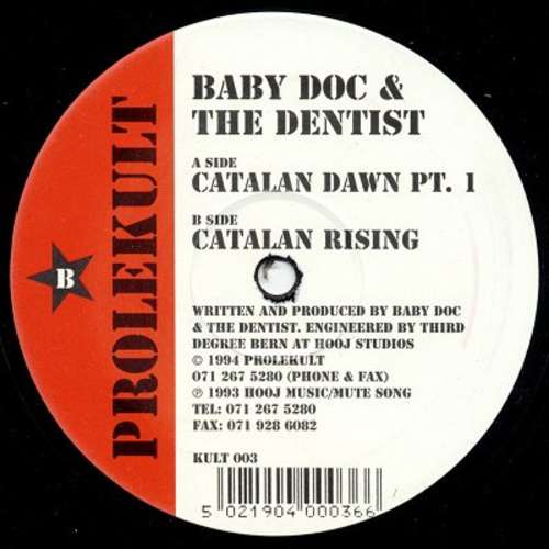 Cover Baby Doc & The Dentist - Catalan Dawn Pt.1 (12) Schallplatten Ankauf