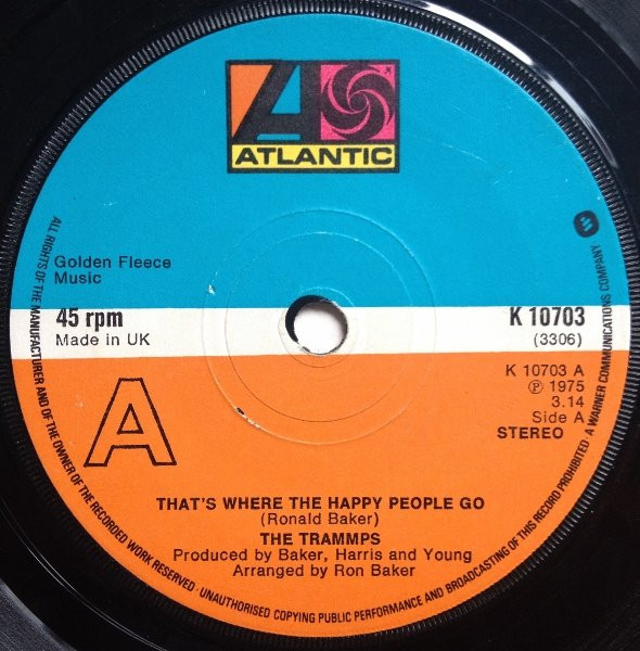 Cover The Trammps - That's Where The Happy People Go (7) Schallplatten Ankauf