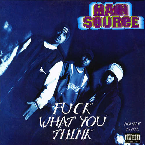 Cover Main Source - Fuck What You Think (2xLP, Album) Schallplatten Ankauf