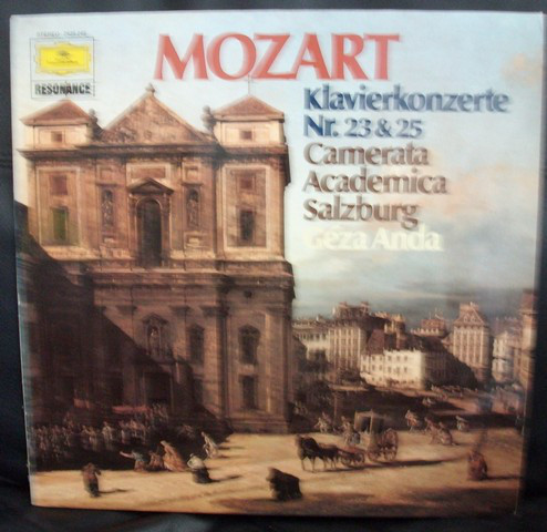 Cover Mozart*, Géza Anda, Camerata Academica Salzburg - Klavierkonzerte Nr. 23 & 25 (LP, RE) Schallplatten Ankauf
