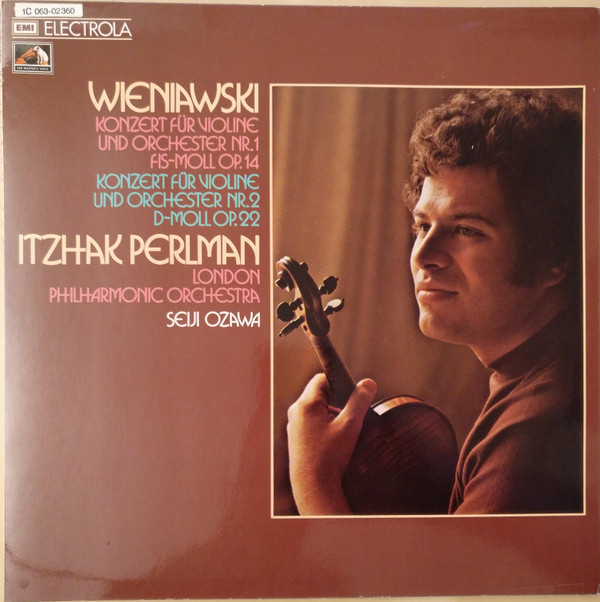Bild Wieniawski*, Itzhak Perlman - Konzert Für Violine Und Orchester Nr.1 & 2 (LP) Schallplatten Ankauf