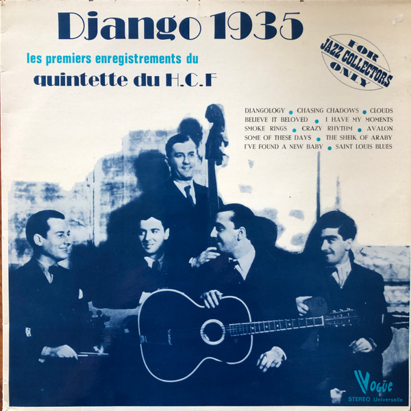 Cover Django Reinhardt - Django 1935 - Les Premiers Enregistrements Du Quintette Du H.C.F. (LP, Comp) Schallplatten Ankauf