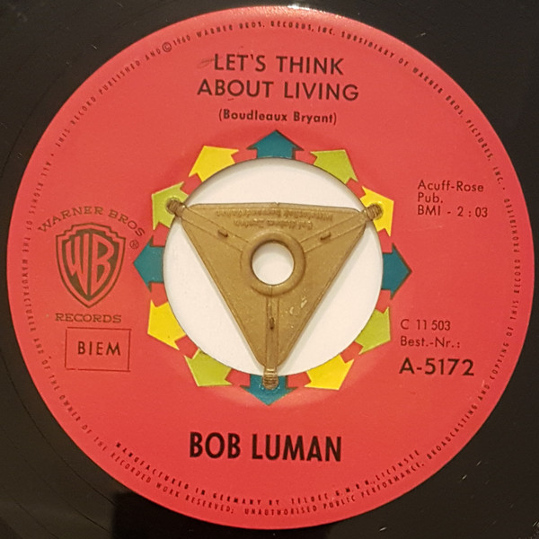 Cover Bob Luman - Let's Think About Living (7, Single) Schallplatten Ankauf