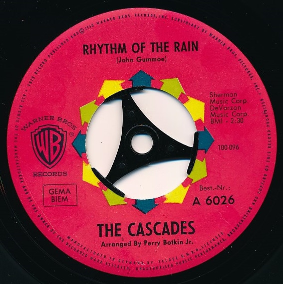 Cover The Cascades (2) - Rhythm Of The Rain (7, Single) Schallplatten Ankauf