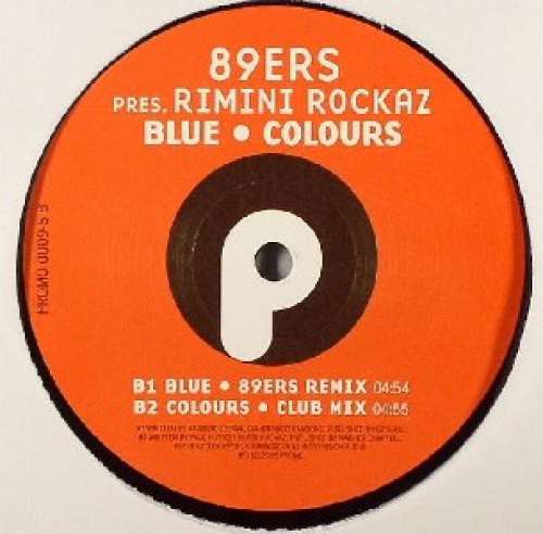 Cover 89ers pres.  Rimini Rockaz - Blue (12) Schallplatten Ankauf
