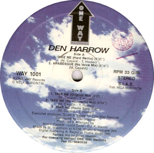 Cover Den Harrow - Take Me (12) Schallplatten Ankauf