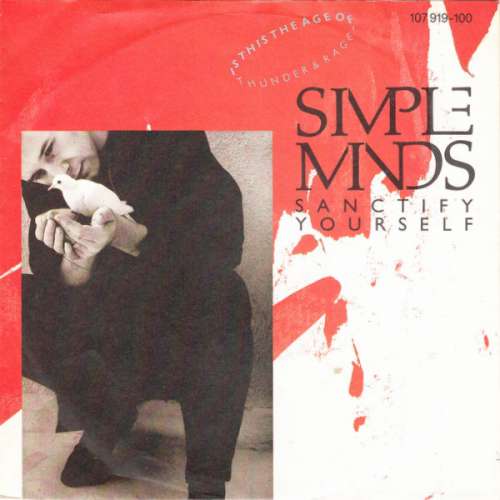 Cover Simple Minds - Sanctify Yourself (7, Single) Schallplatten Ankauf
