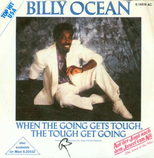 Cover Billy Ocean - When The Going Gets Tough, The Tough Get Going (7, Single) Schallplatten Ankauf