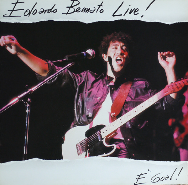 Cover Edoardo Bennato - Edoardo Bennato Live ! - È Goal ! (LP, Album, Gat) Schallplatten Ankauf
