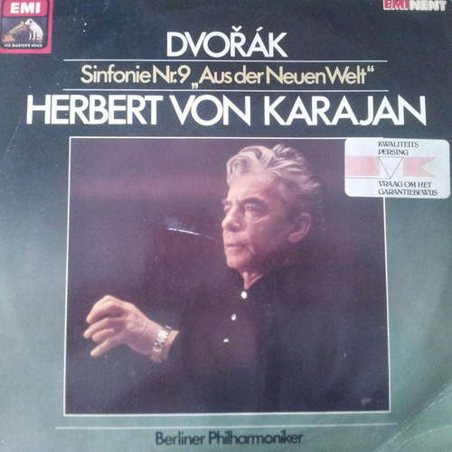 Cover Antonín Dvořák, Berliner Philharmoniker, Herbert von Karajan - Dvořák Sinfonie Nr.9 Aus Der Neuen Welt (LP) Schallplatten Ankauf