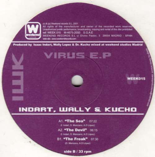 Cover Indart*, Wally & Kucho* - Virus E.P (12, EP) Schallplatten Ankauf