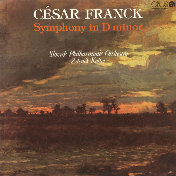 Cover Zdeněk Košler - César Franck - Slovak Philharmonic Orchestra - Symphony In D Minor (LP) Schallplatten Ankauf