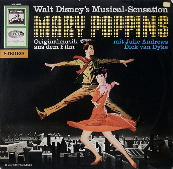 Cover Various - Walt Disney's Musical-Sensation Mary Poppins - Originalmusik (LP, Album) Schallplatten Ankauf