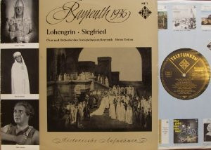 Cover Richard Wagner, Chor* Und Orchester Des Festspielhauses  Bayreuth* • Heinz Tietjen - Bayreuth 1936 Lohengrin • Siegfried (LP, Comp, Mono) Schallplatten Ankauf